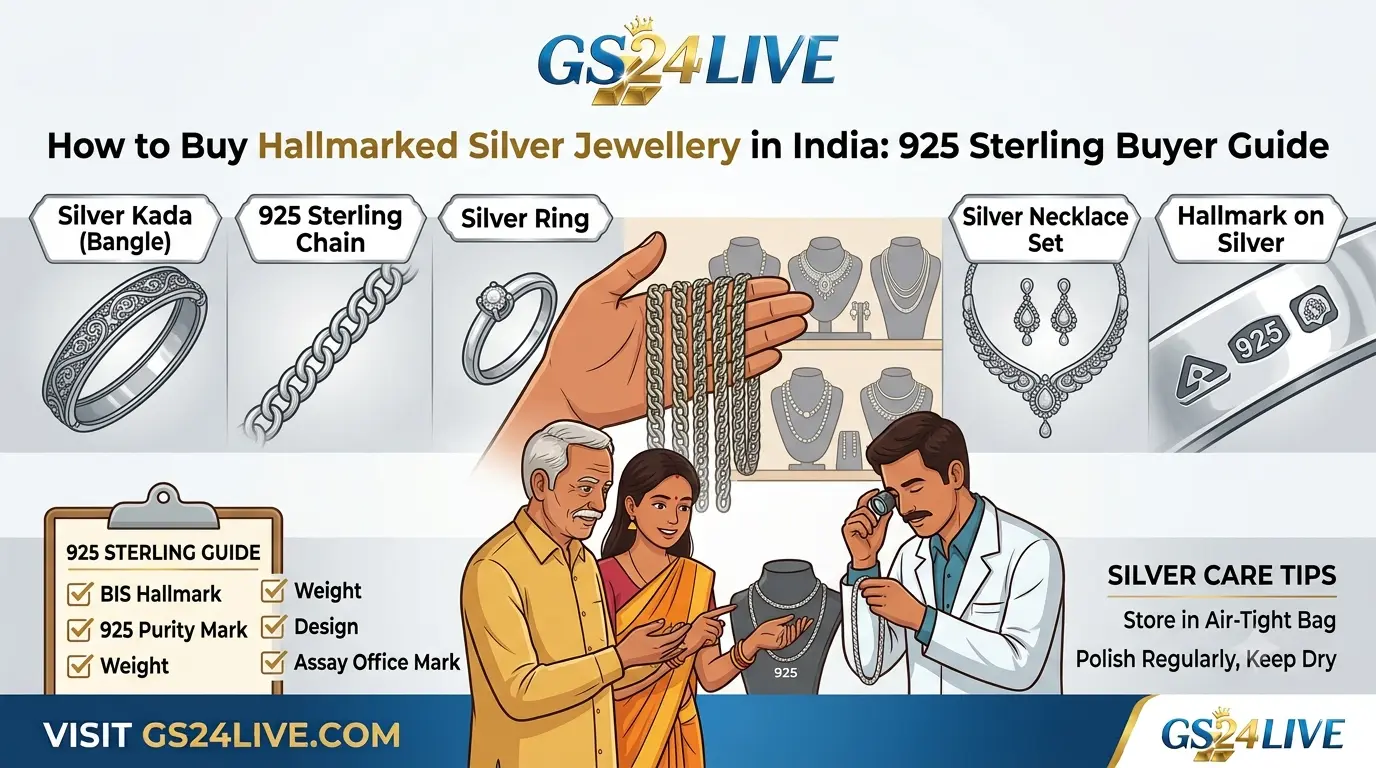 How to Buy Hallmarked Silver Jewellery in India: 925 Sterling Buyer Guide