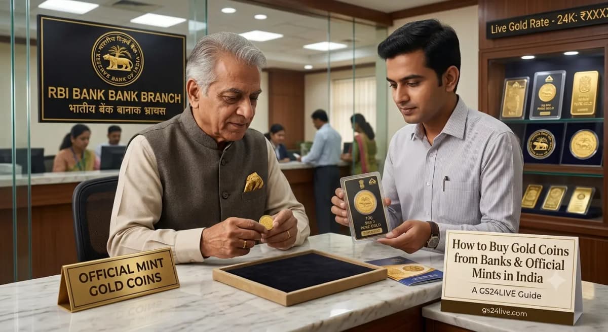 How to Buy Gold Coins from Banks and Official Mints in India