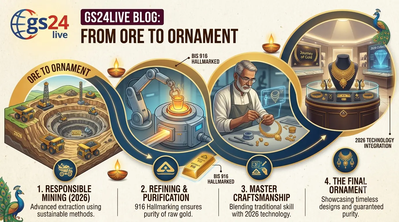 From Ore to Ornament: How Gold Becomes the Jewellery You Wear