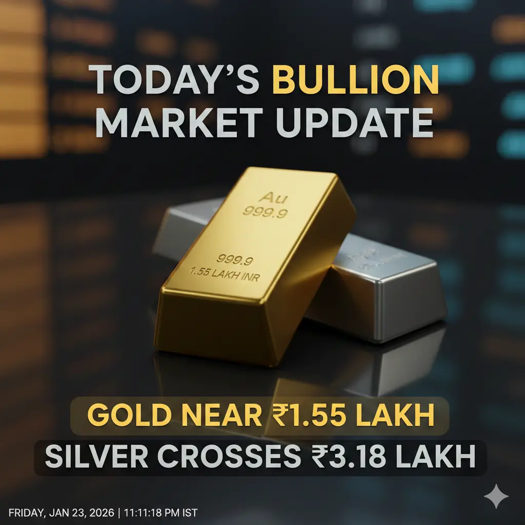 Gold Nears ₹1.55 Lakh, Silver Crosses ₹3 Lakh: Jan 2026 Bullion Rally Explained