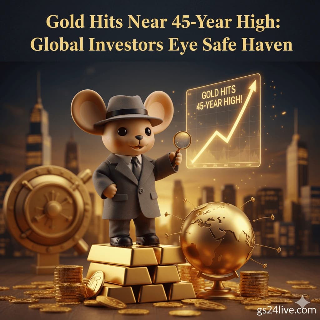 Gold Hits Near 45-Year High: Global Investors Eye Safe Haven