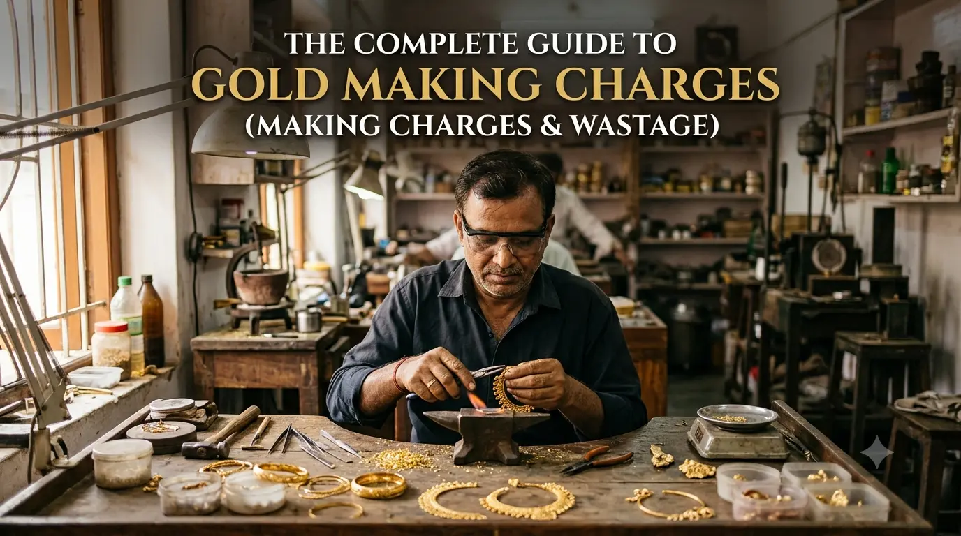 Gold Making Charges in India: Per Gram vs Flat Rate, Buy-Back Recovery and Ahmedabad Negotiation Tips