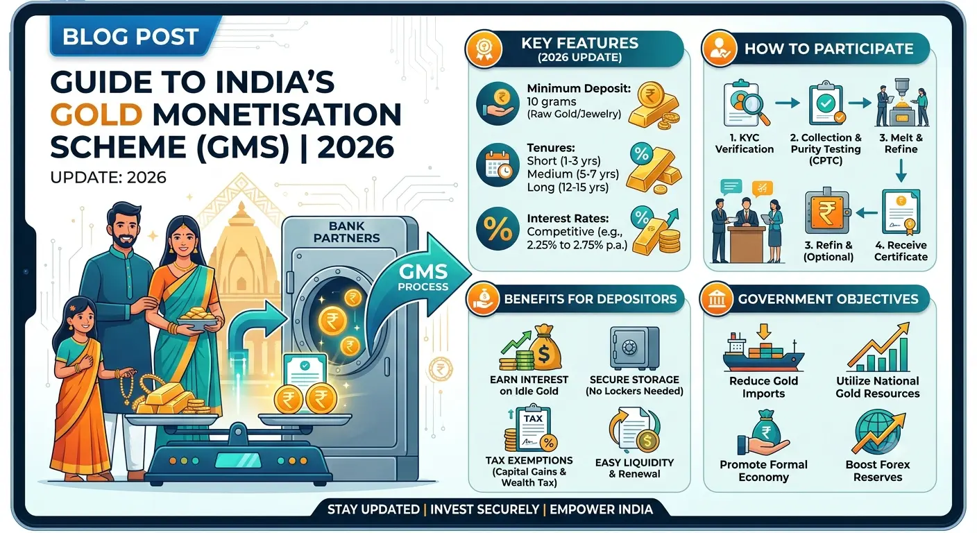 Gold Monetisation Scheme in India: How to Earn Interest on Idle Gold Without Selling It