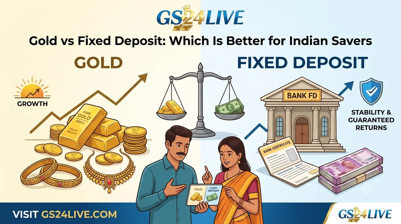 Gold vs Fixed Deposit: Which Is Better for Indian Savers?