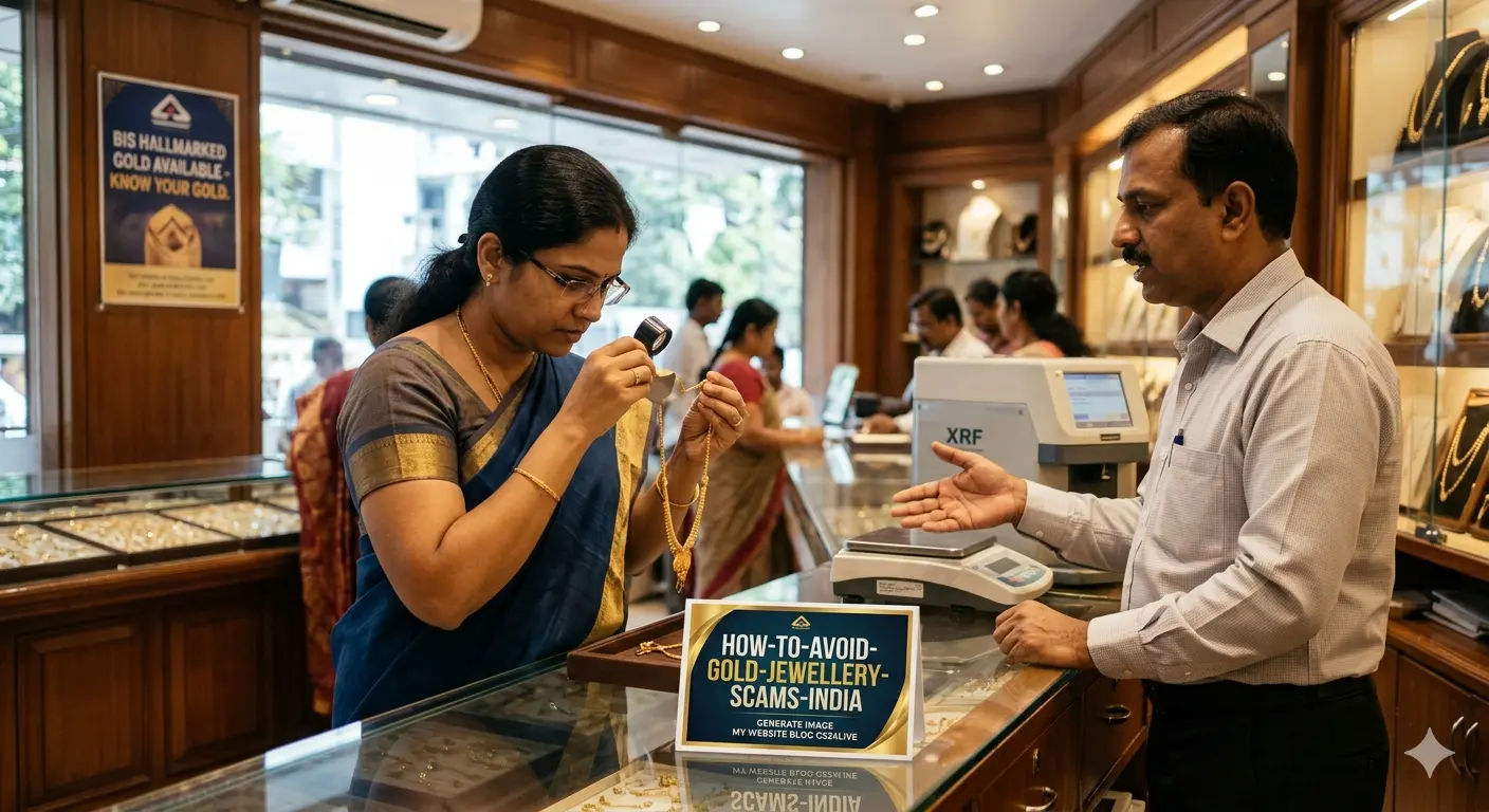 How to Avoid Gold Jewellery Scams in India: A Buyer's Protection Guide