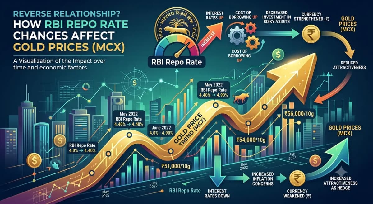 How RBI Repo Rate Changes Affect Gold Prices on MCX