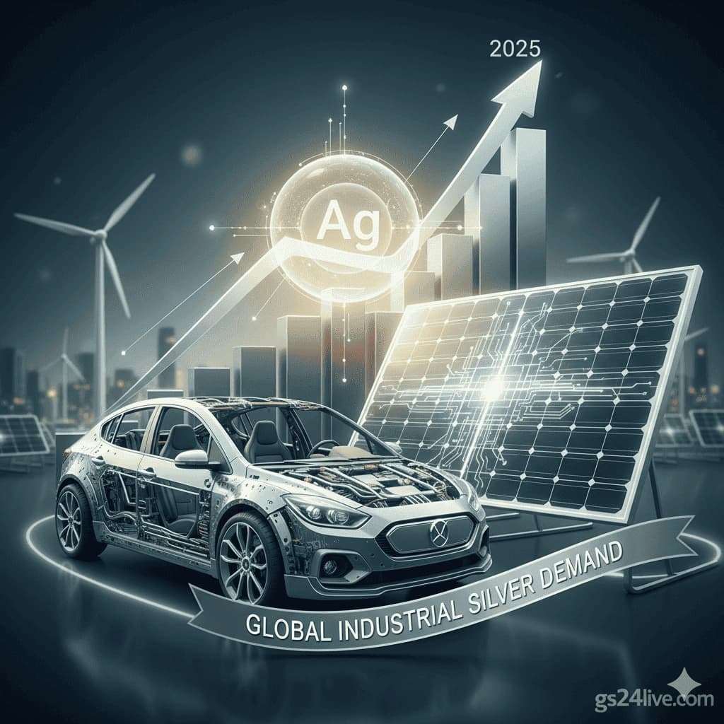 Silver Industrial Demand: How EVs, Solar & Electronics Drive the Market