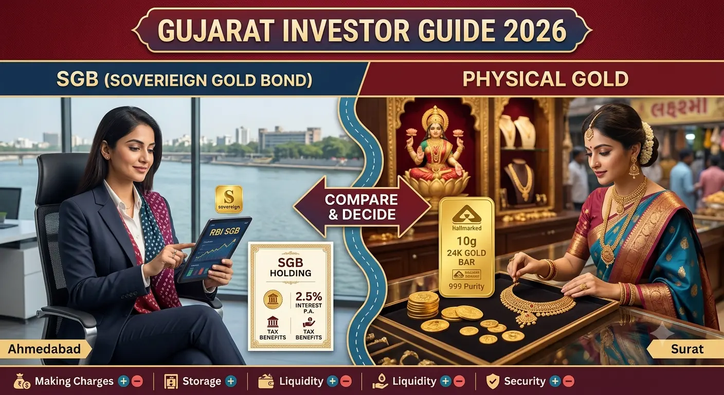 Sovereign Gold Bonds (SGB) vs Physical Gold: A Smart Choice for Gujarat Investors in 2026