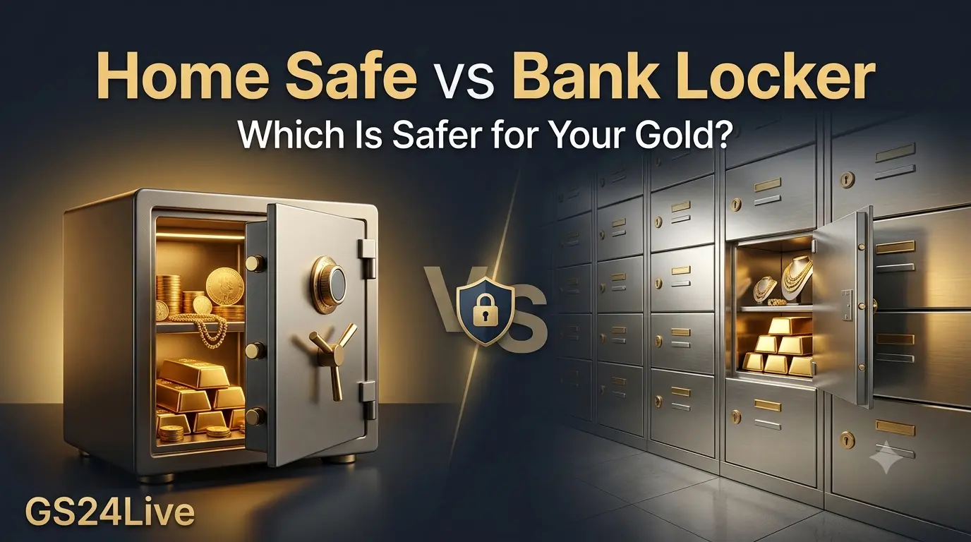 How to Store Gold Safely in India: Home Safe vs Bank Locker