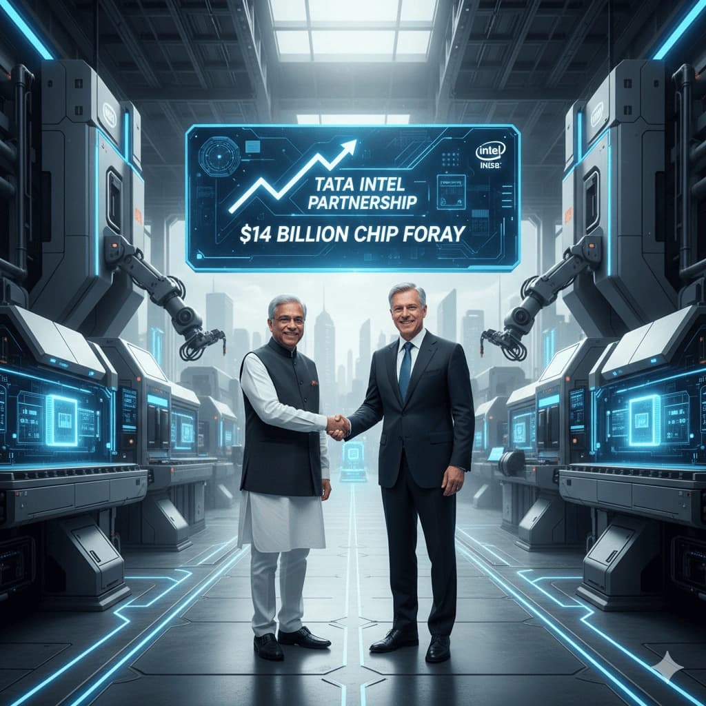 Tata Electronics–Intel $14 Billion Semiconductor Deal: What It Means for India and Gujarat