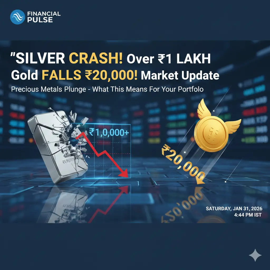 ચાંદીમાં રૂ.1 લાખથી વધુનો મોટો કડાકો, ભાવ ₹2.93 લાખ સુધી ઘટ્યા: સોનામાં પણ ₹20,000નો ઘટાડો