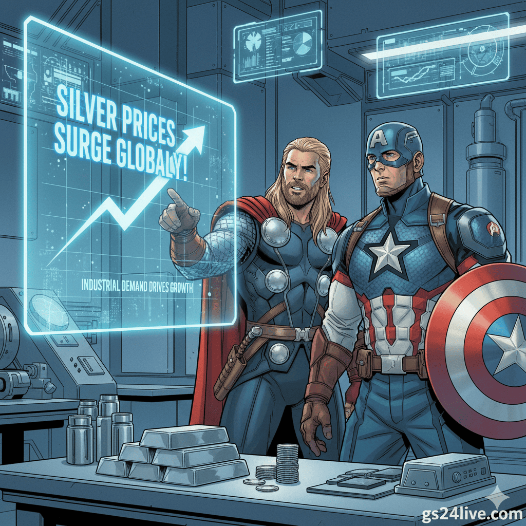 Silver Prices Surge Globally: Industrial Demand Drives Growth