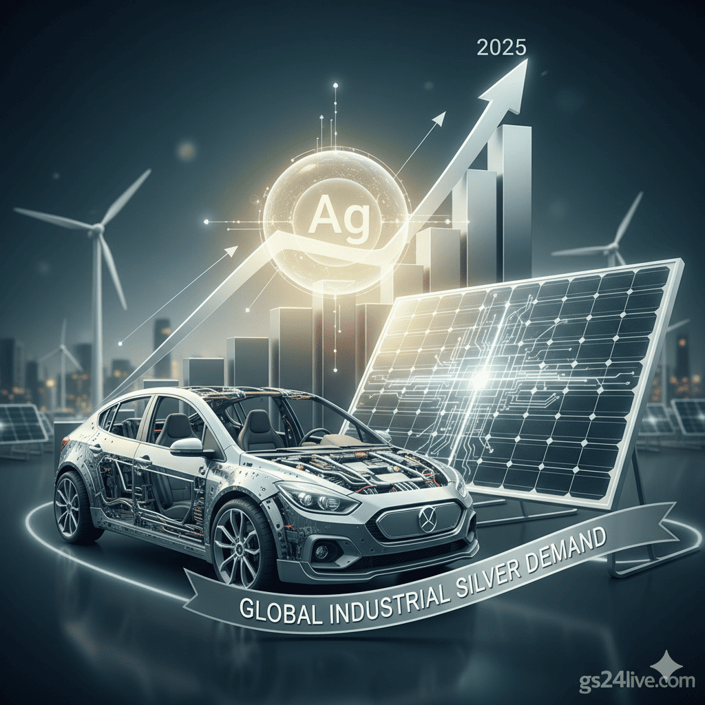Silver Industrial Demand Surges: EV & Solar Sector Driving Market Growth